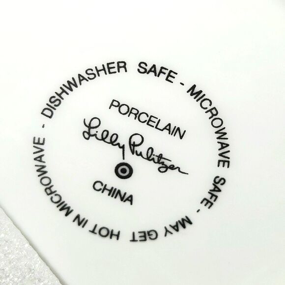 Lilly Pulitzer X Target Four Colorful Stacking Espresso Coffee Cups W/ Caddy NWT - Picture 12 of 16